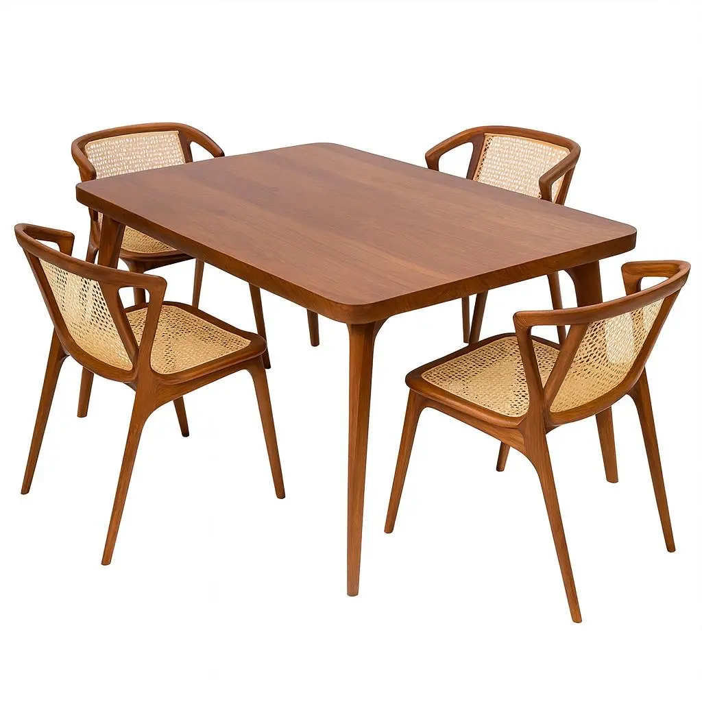Dining Table Set - <Model> 4 seater dining set   