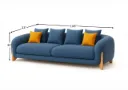 Four Seater Sofa - GRANDEUR
