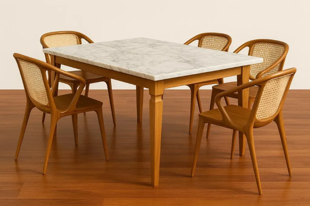 [NADS10025] Dining Table - <MODEL> 6 Seater  (copy)