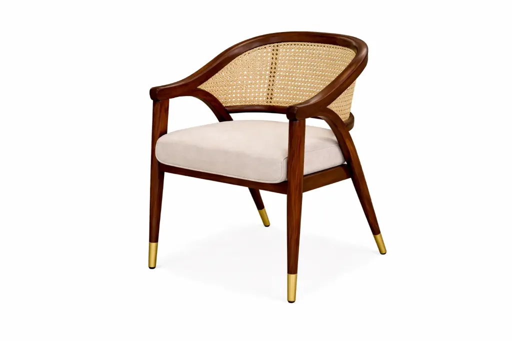 Dining Chair - GLEAM (NT01 - Natural, NR/Bailey [ Bailey 701 ])