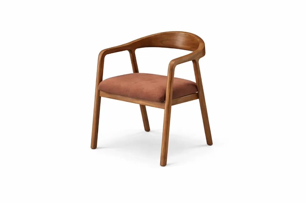 Dining Chair - BESUITED (P) (NT01 - Natural, NR/Bailey [ Bailey 701 ])