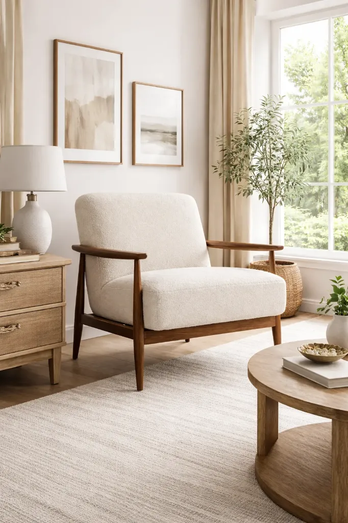 Arm Chair - NIFTY(P) (Teak, NT01 - Natural, NR/Radiance [SR 16])