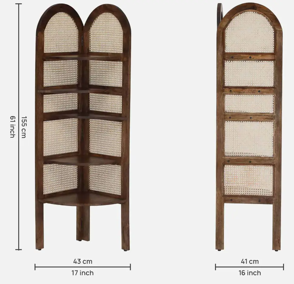 Book Shelf - Corner - TRIM (NT01 - Natural)