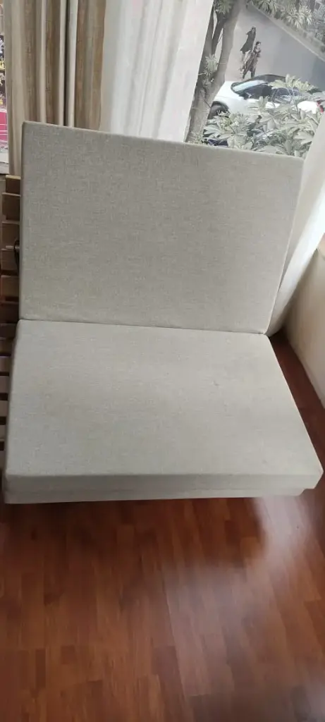 Sofa Cum Couch Pine - COMPACT (NT01 - Natural, NR/Bailey [ Bailey 701 ])