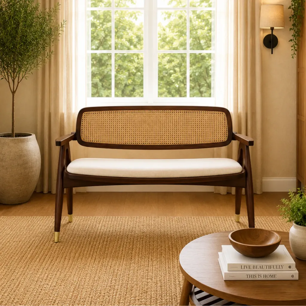 Loveseat - Sassy(P) (NT01 - Natural, NR/Bailey [ Bailey 701 ])