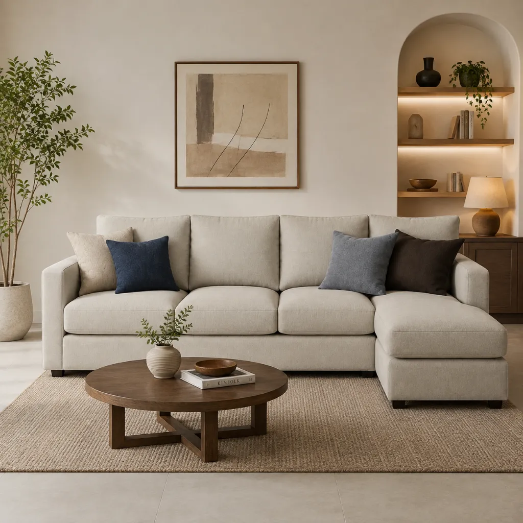 Sectional Sofa - Vibraya (NR/Bailey [ Bailey 701 ])