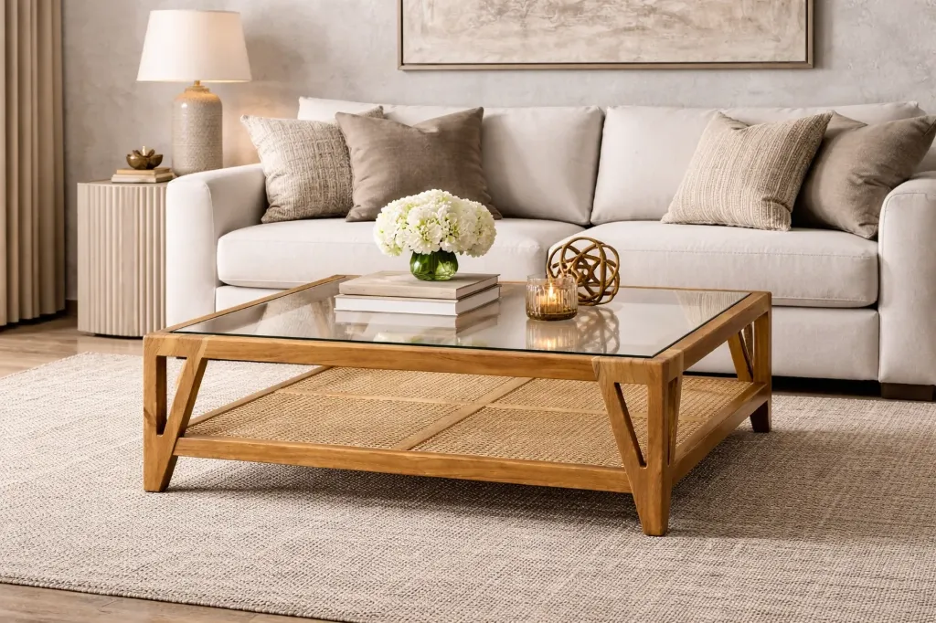 Centre Table Teak - MODISH(P) (NT01 - Natural)