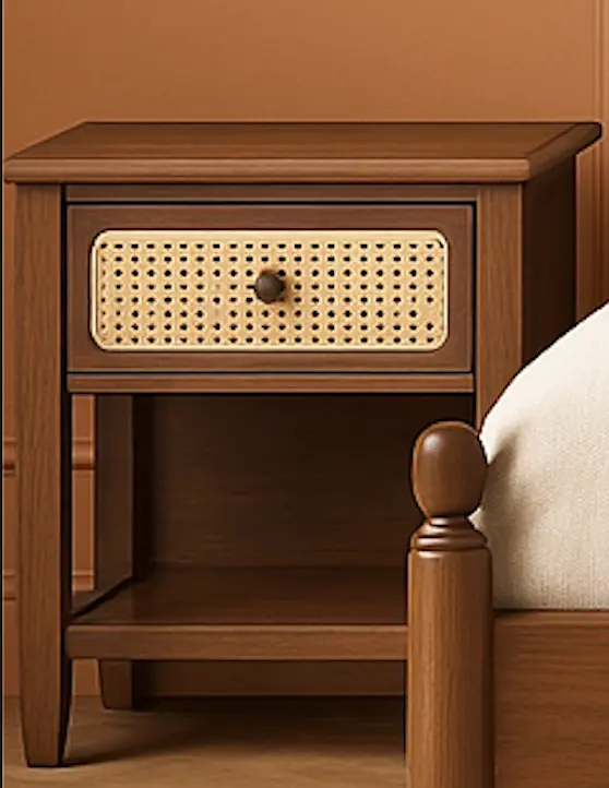 Bed Side Table- LAZE (P) (NT01 - Natural)