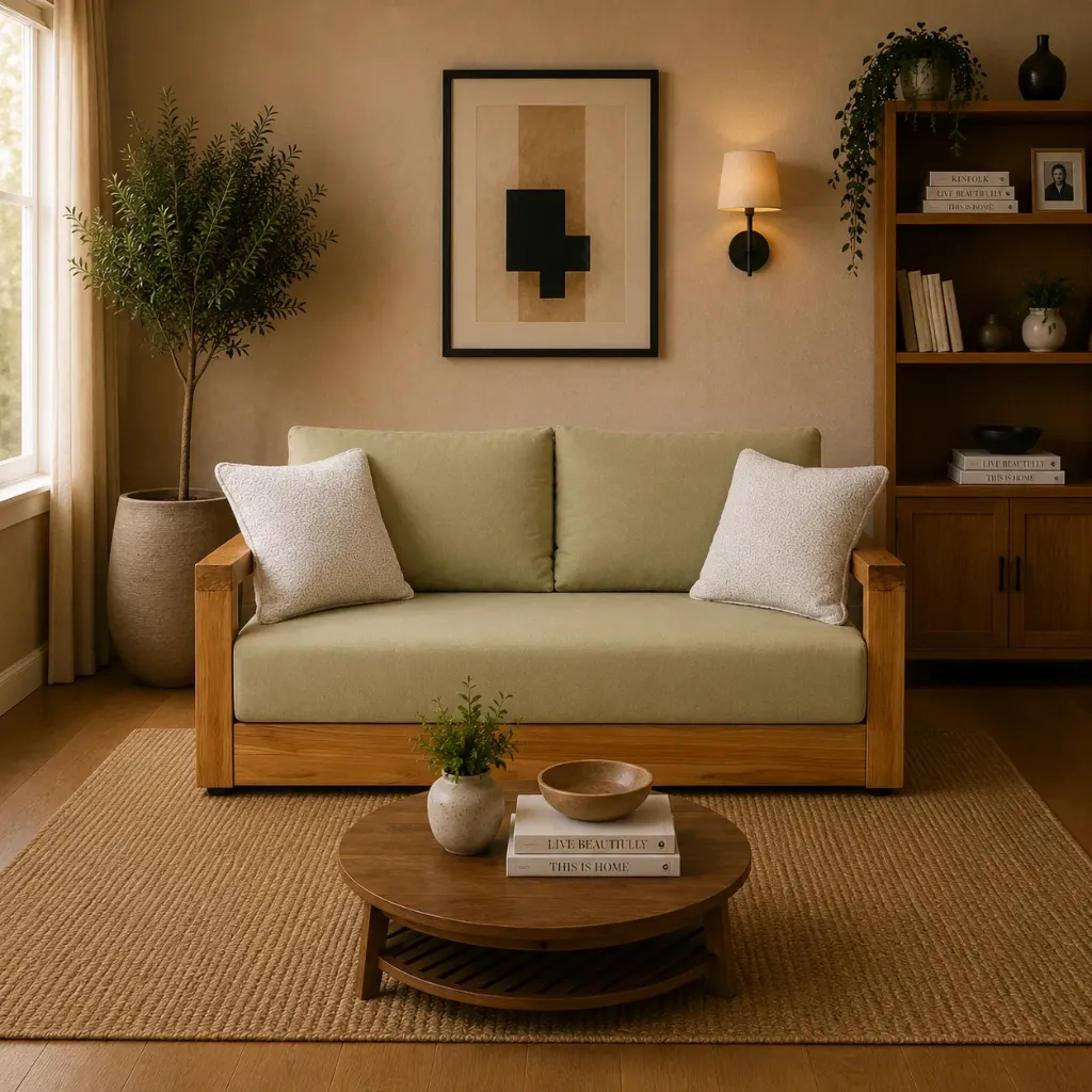 Two Seater Sofa - Smooth