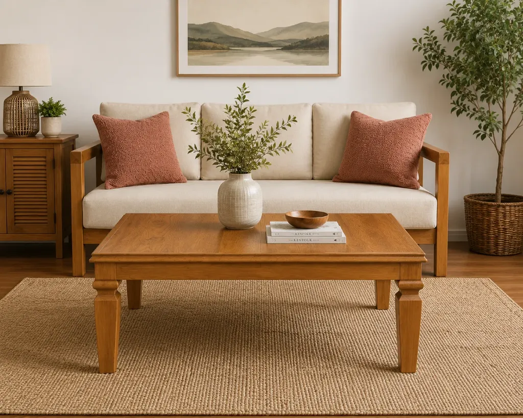Centre Table Teak - XAVOR (NT01 - Natural)