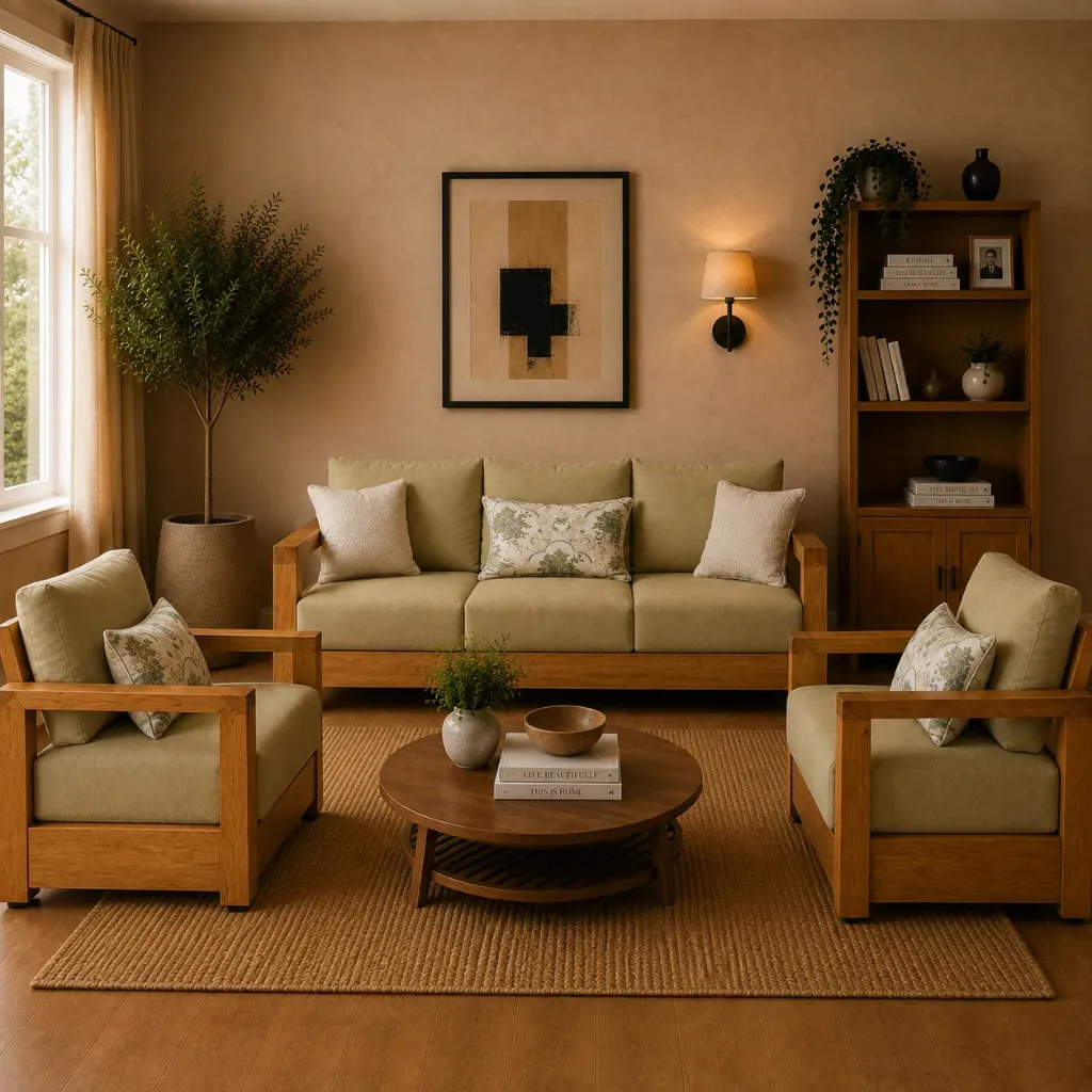 Sofa Set[3+1+1] - Smooth