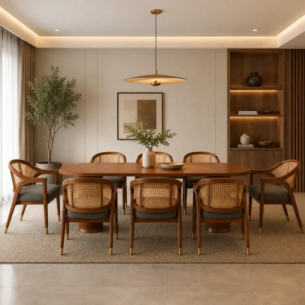 Dining Set (1+8) - Spotless