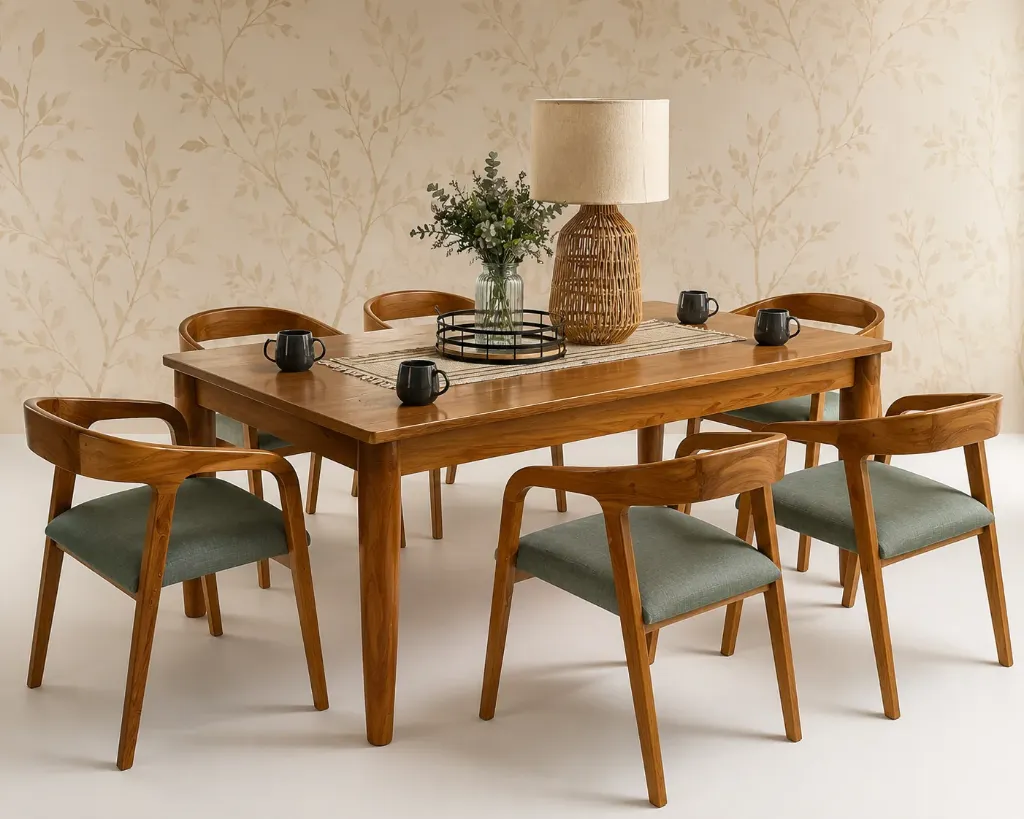 Dining Set (1+6) - NEAT (NT01 - Natural)