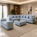 Sofa Set[2+2+1+CR+CT+1DR] - Skan