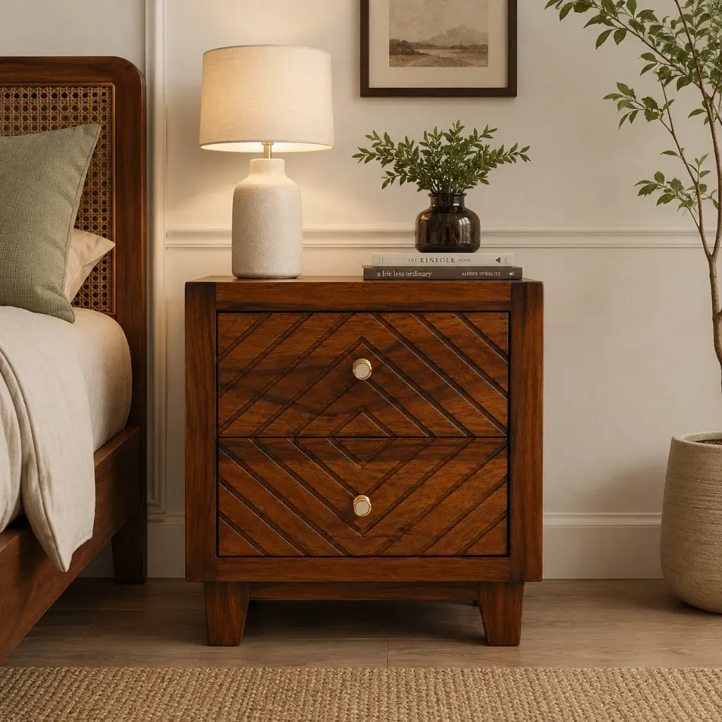 Bed Side Table - RS Frottern (WN02 - Walnut)